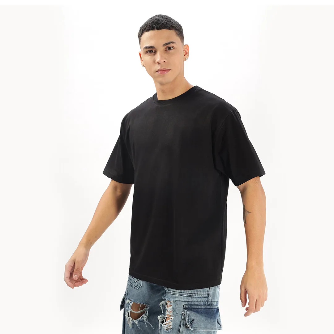 Black Solid | Oversized T-Shirt