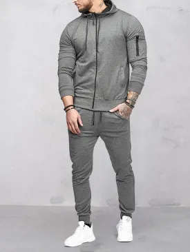 Casual Zipper Sports Set