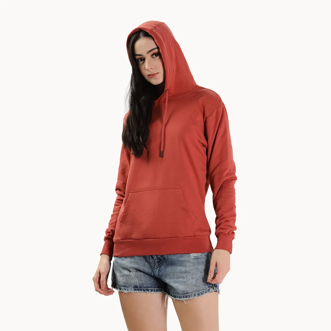 Coral Hoodie - Fully Solid