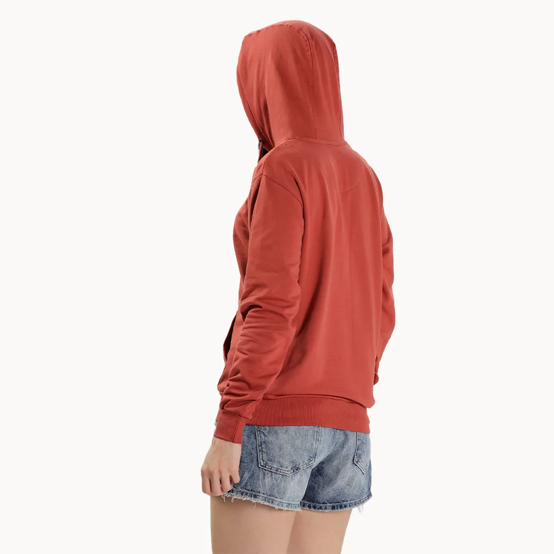 Coral Hoodie - Fully Solid