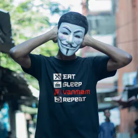 Eat Sleep Vanmam Repeat - SVK Official T-Shirt