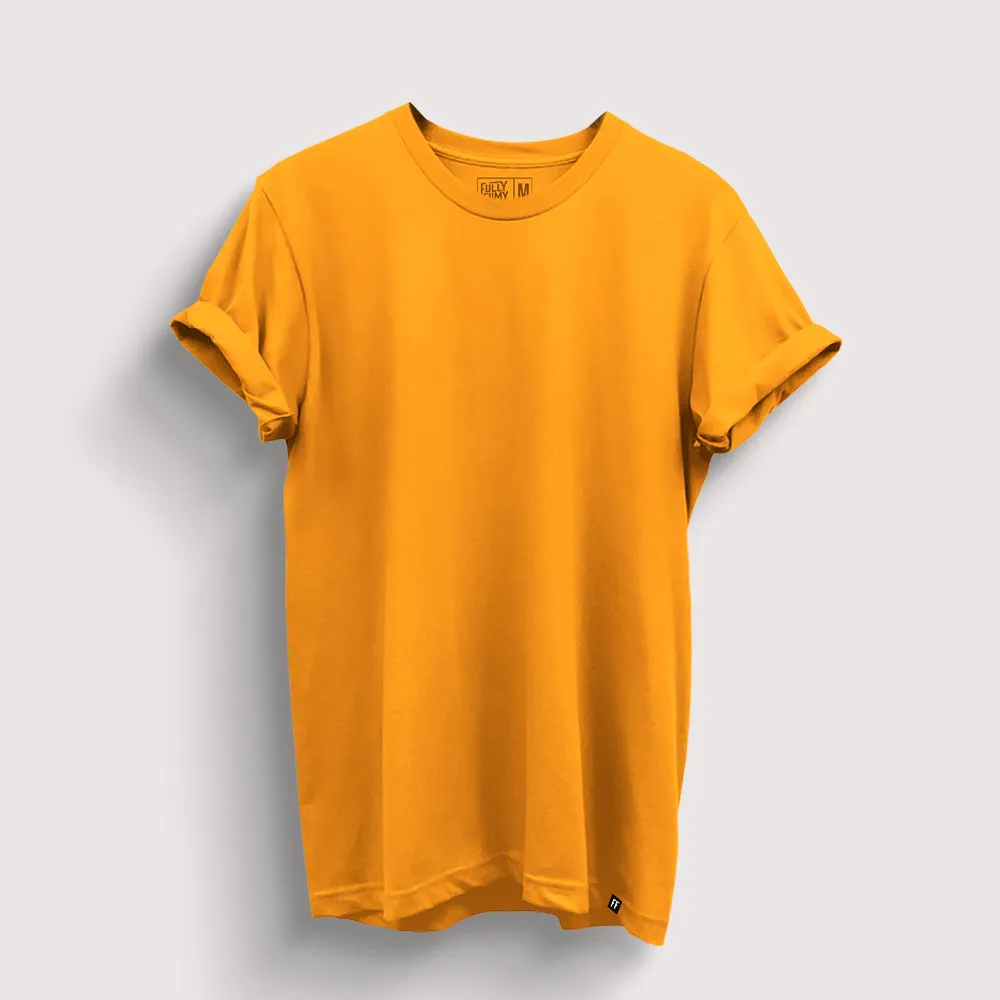 Golden Yellow - Fully Solid T-Shirt