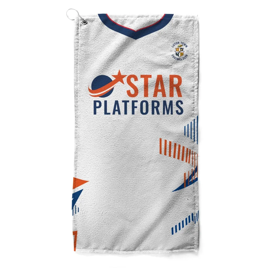 Luton Town Retro Kit Golf Towels