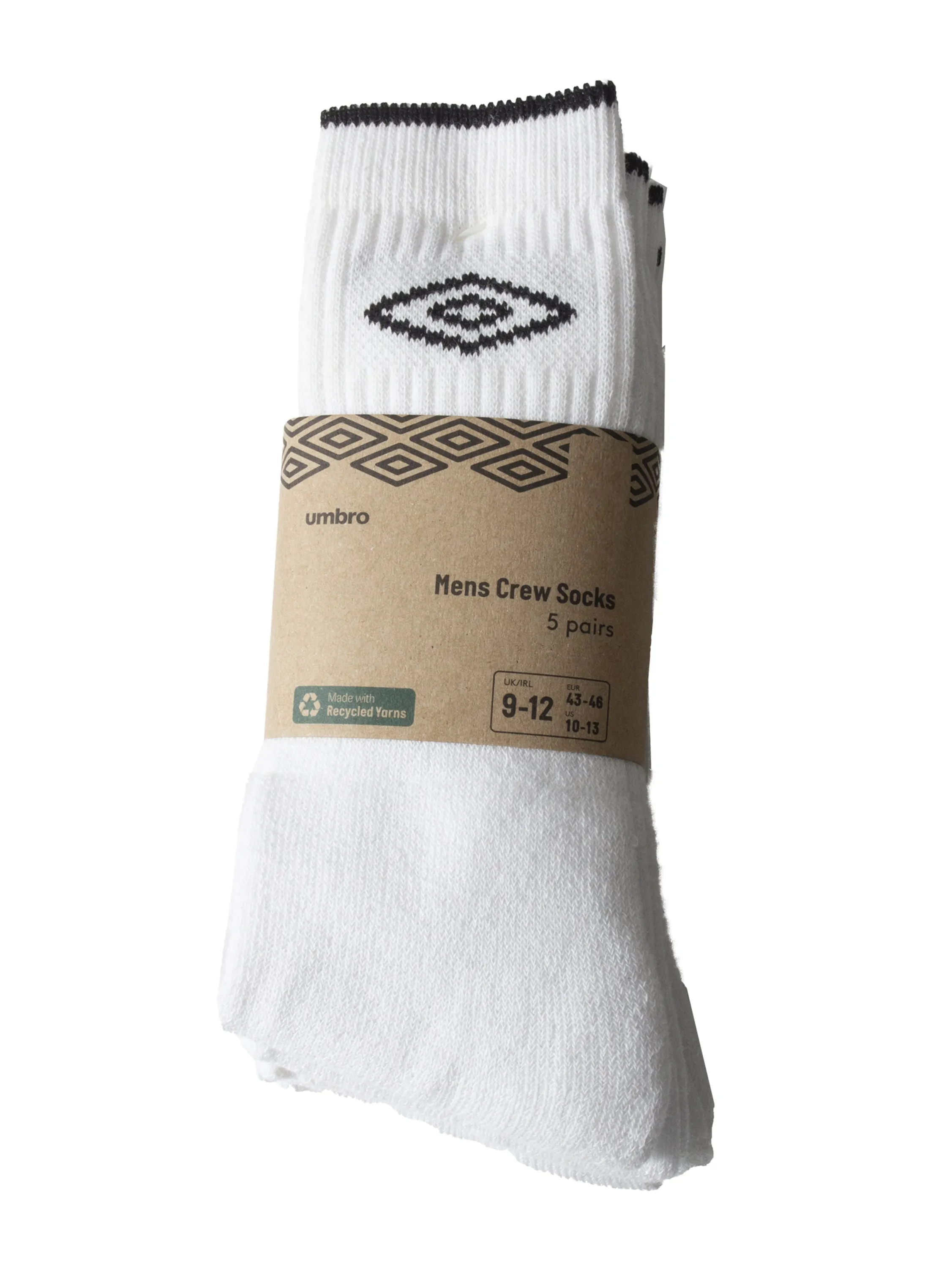 Mens Umbro Crew Socks | 5 Pairs