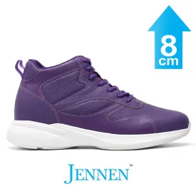 Mr. Pippen 8cm | 3.2 inches Vibrant Purple Sneakers with Hidden Height Boost