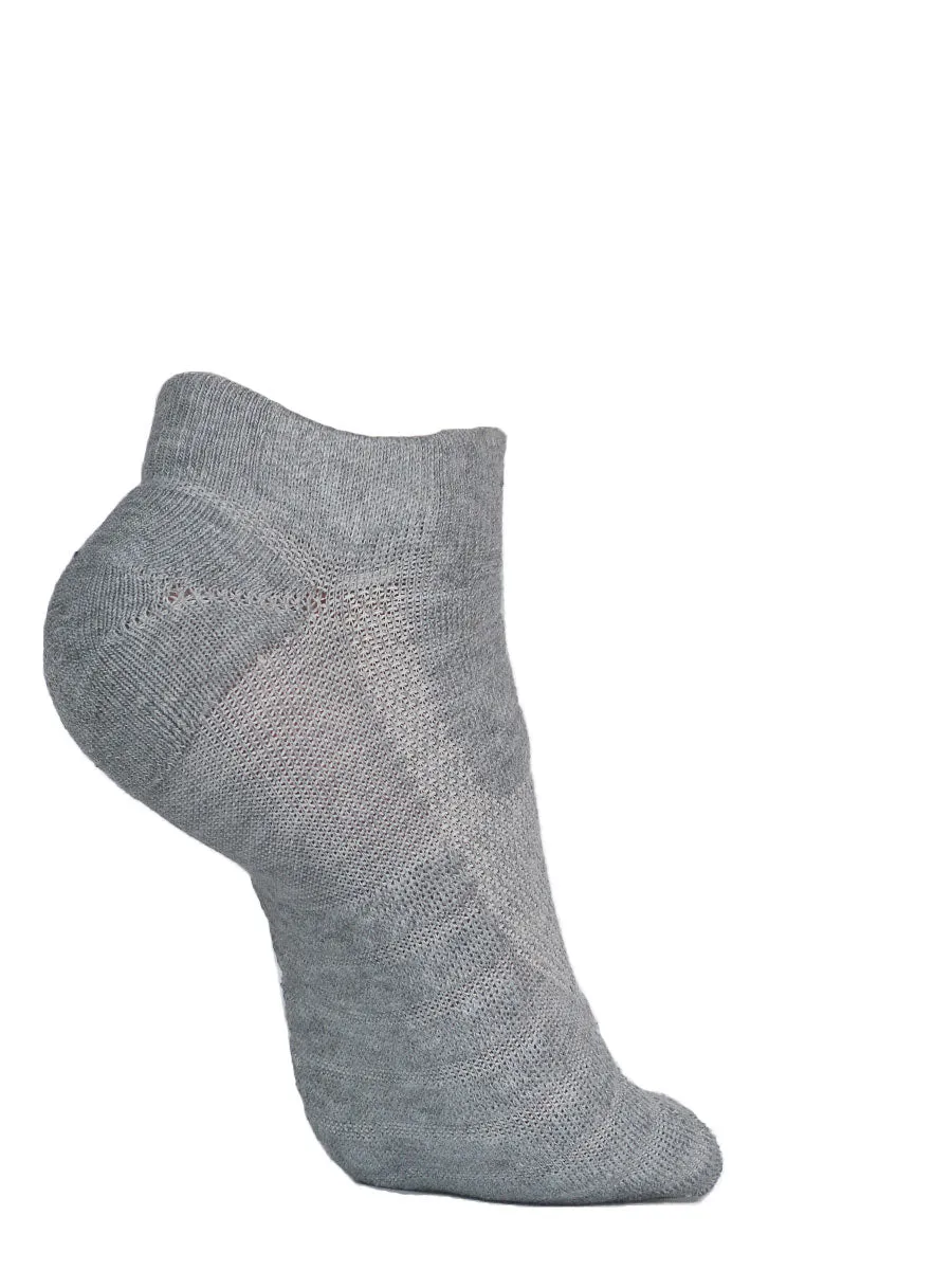 Zone Cushion Short Socks - JCB- 3001- Grey